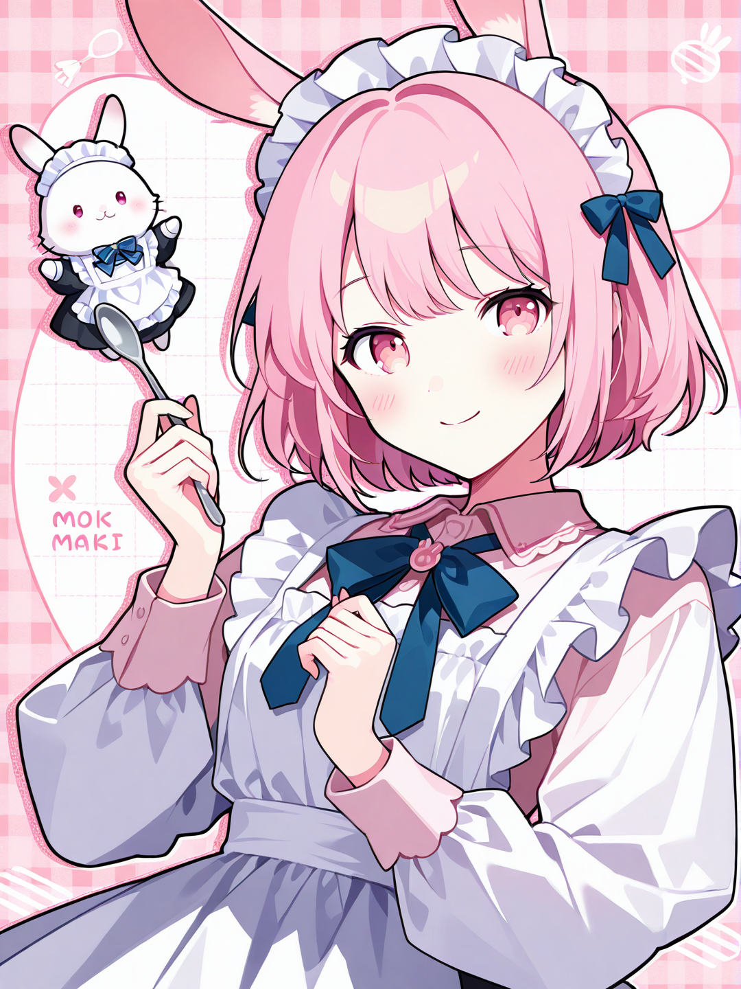 35978243-2113058733-masterpiece,best quality,1girl,solo,absurdres,_1girl,pink hair,maid headdress,long sleeves,pink eyes,frills,apron,dress,puffy sl.png